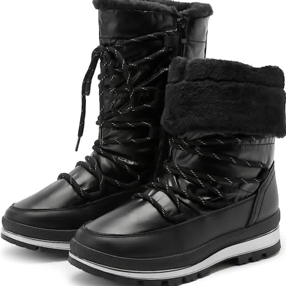 HEAWISH Shoes New Heawish Womens Winter Snow Boot Fur Lined Mid